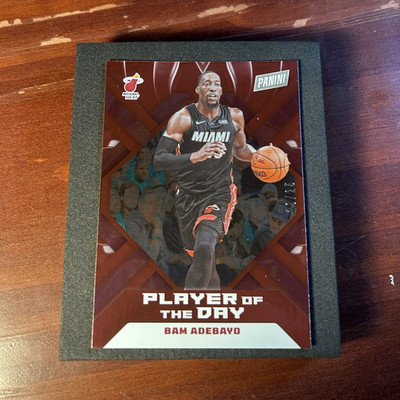 Panini 2022-23 Player of the Day Bam Adebayo #4 Insert Miami Heat NBA /25
