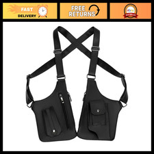 Tactical Anti-Theft Crossbody Chest Bag - Adjustable Multi-Pocket Armpit Pack fo