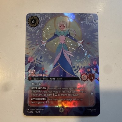 Disney Lorcana Elsa Eishandwerkerin 233/204 Enchantée DE Near Mint