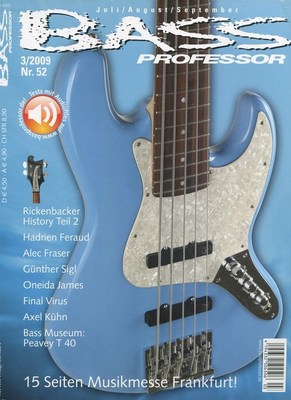 Bass Professor #52 2009 3 Rickenbacker History, Hadrien Feraud, Alec Fraser,...