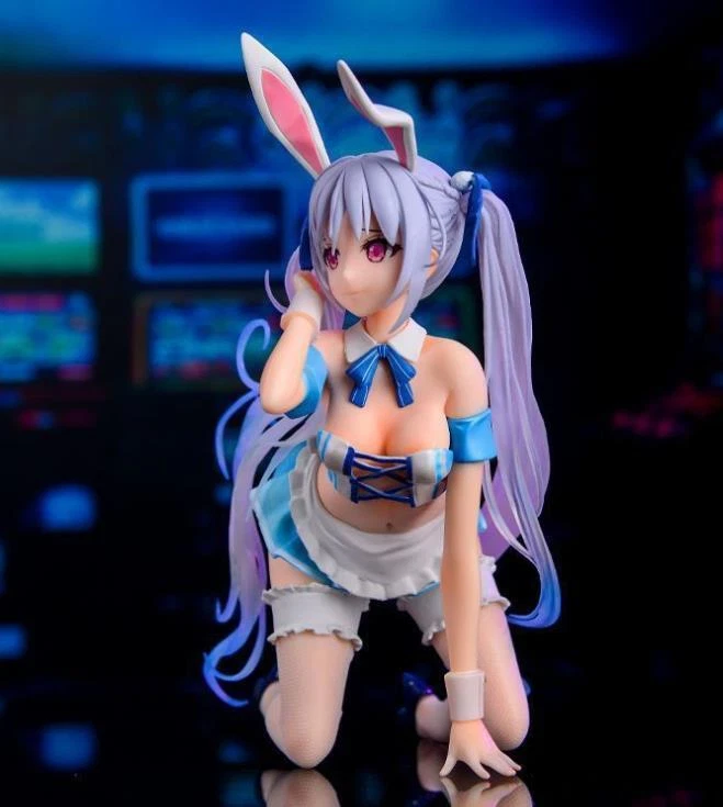 Anime Chris Aqua Blue 1/4 Bunny PVC Figure New No Box | eBay