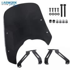 For 2015-2020 Kawasaki Vulcan S EN650 ABS N70 Windshield Windscreen W/ Bracket