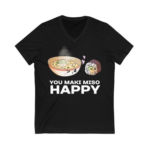 You Maki Miso Happy Valentine's Day Funny Japanese Food Pun T Shirt Men Women - Picture 7 of 9
