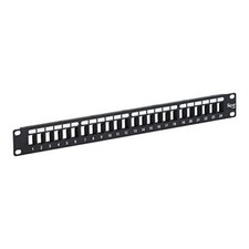 ICC Blank Patch Panel with 24 Ports for HD Style in 1 RMS