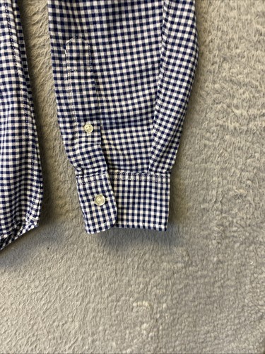 Vintage Gap Shirt mens Small 100% Cotton Micro Check Field Work /133-7 - Picture 4 of 8