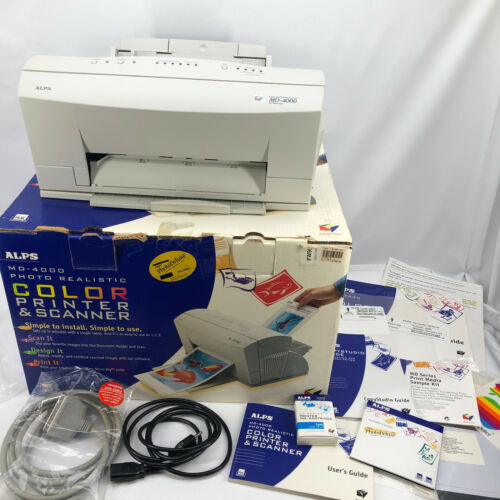 ALPS MD-4000 Micro Dry Printer / Scanner for MacIntosh Apple