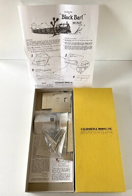 Rarität: California Model Co  H0 BLACK BART MINE In Corrugated Metal Kit No 5
