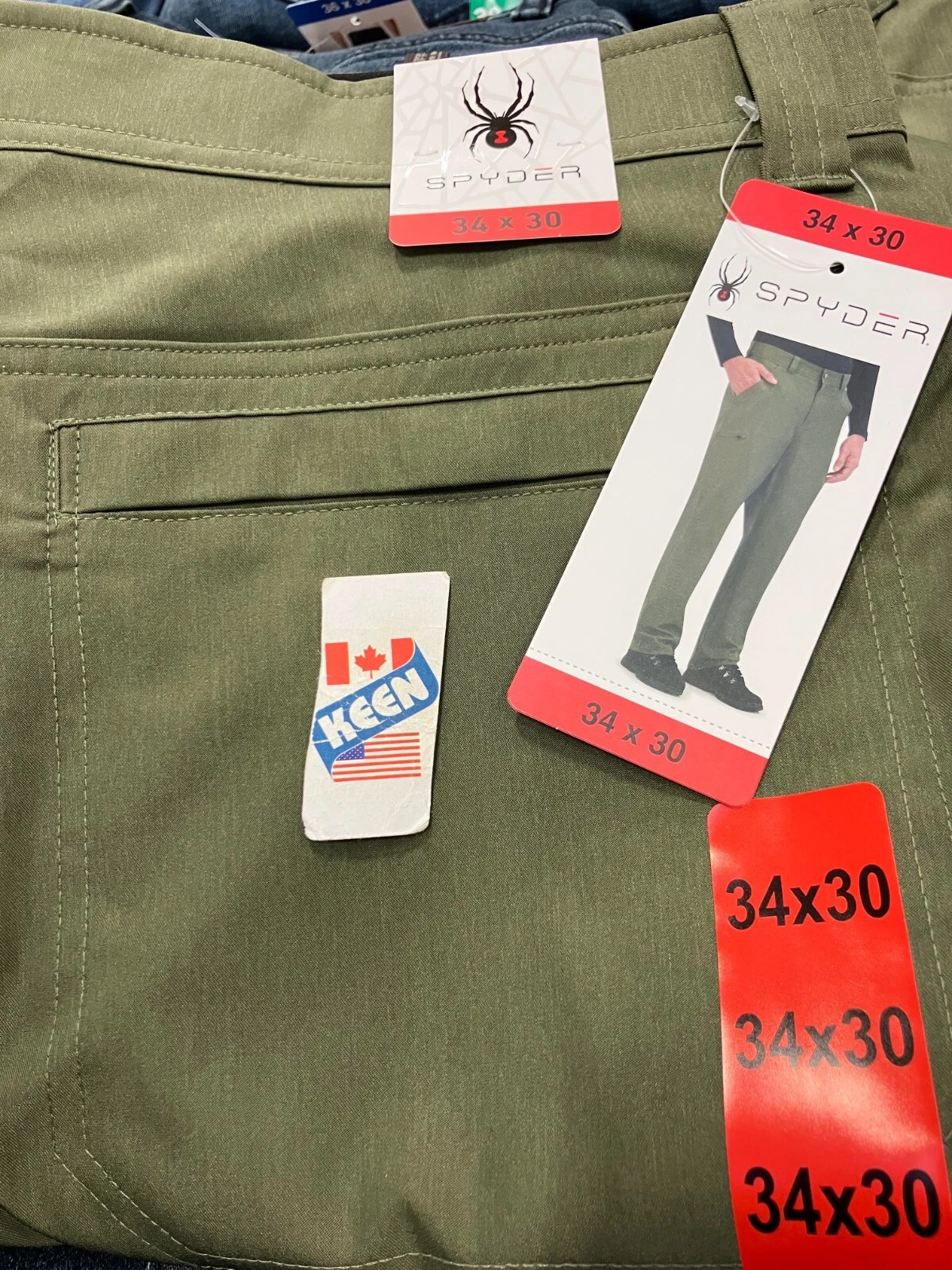 AiWaWa CA, Spyder Tech Pant MENS SIZE 34 x 30 | eBay