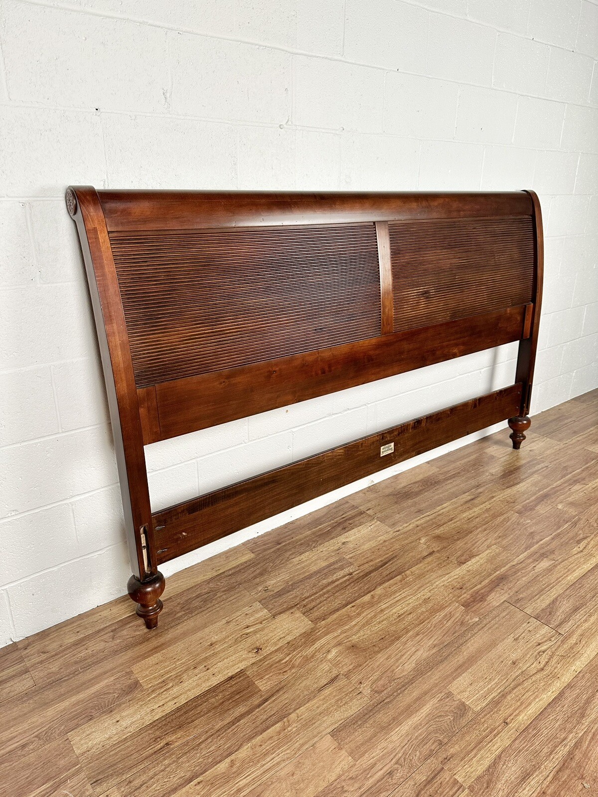 Ethan Allen British Classics King Sleigh Bed Headboard 260 Cinnabar eBay