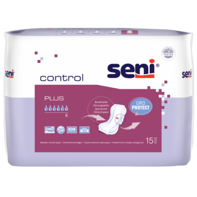 SENI Control Plus Einlagen - 15/30/45/60 Stück - OVP vom med. Fachhändler