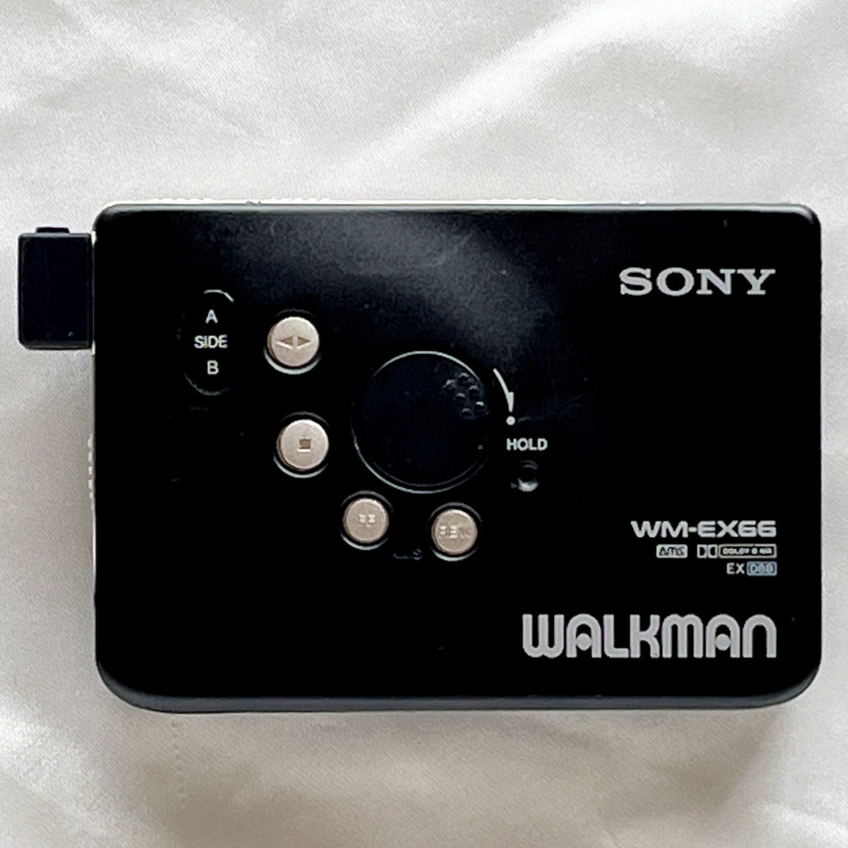 SONY WM-EX66 1992 Walkman W/Plug adapter Cassette Player Made in