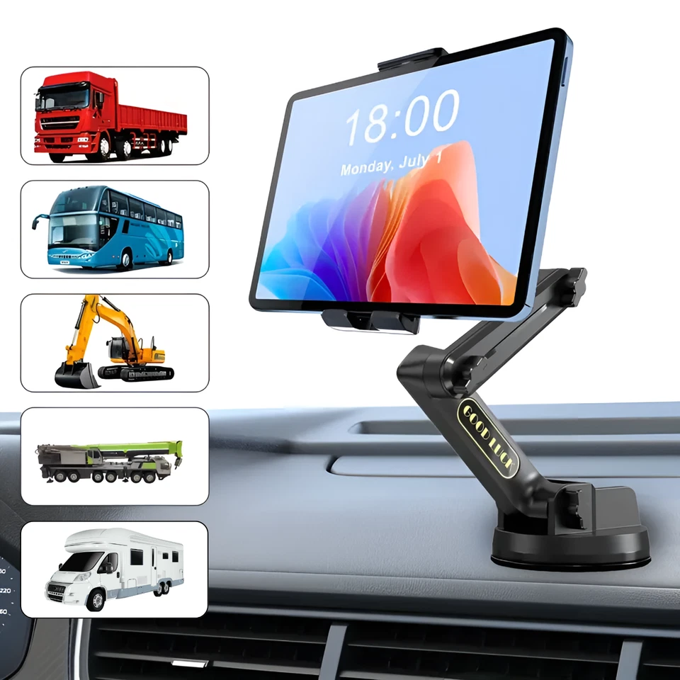 Handyhalterung LKW Wohnmobil Auto Tablet Halterung Armaturenbrett Universal - Bild 2 von 4