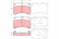 BremsbelÄGe Daihatsu P. Cuore 1.0 98-03