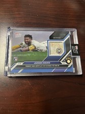 Jackson Chourio 2024 Topps Now Inside The Park HR 349C Game Used Base Relic /49