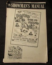 1952 Bonzo Goes to College PRESS BOOK GD+ 12x18 8 pgs Maureen O'Sullivan