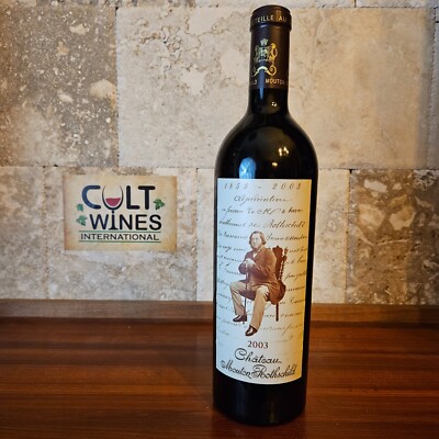 2003 Chateau Mouton Rothschild Bordeaux wine, Pauillac [V-95pts