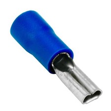 100 Vinyl Female Quick Disconnect Terminal 16-14 GA AWG gauge Blue 0.110" Wire