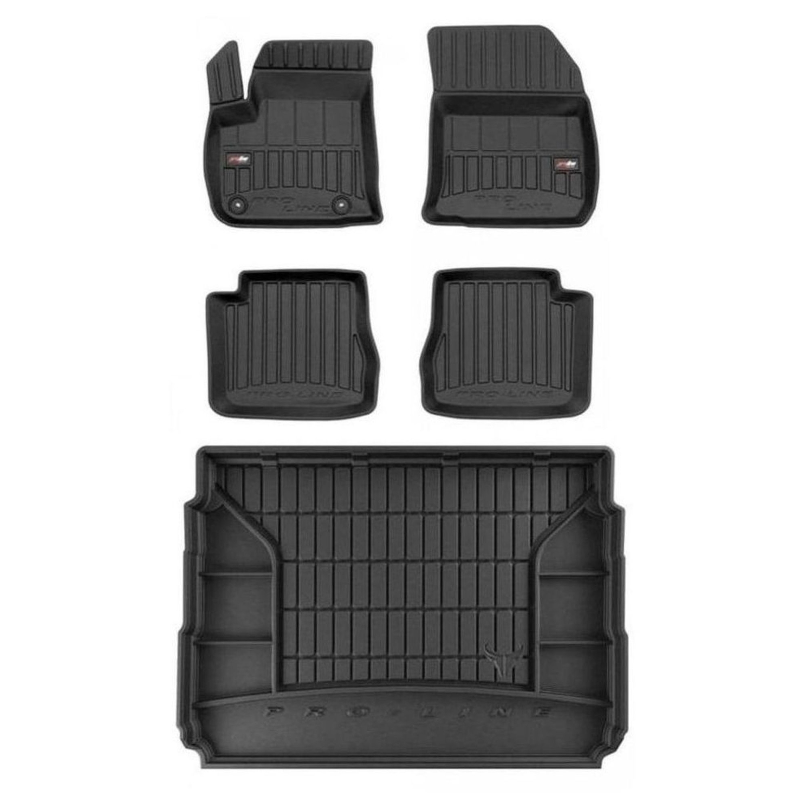 Tapis de sol Citroen e-C4 Frogum anti-odeur et étanche avec protection de coffre Pro-Line TPE