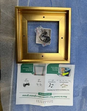 Pixy Canvas Floater Frame 6.5x6.5 for 1 3/8 Inch Deep (Brass Gold, square)