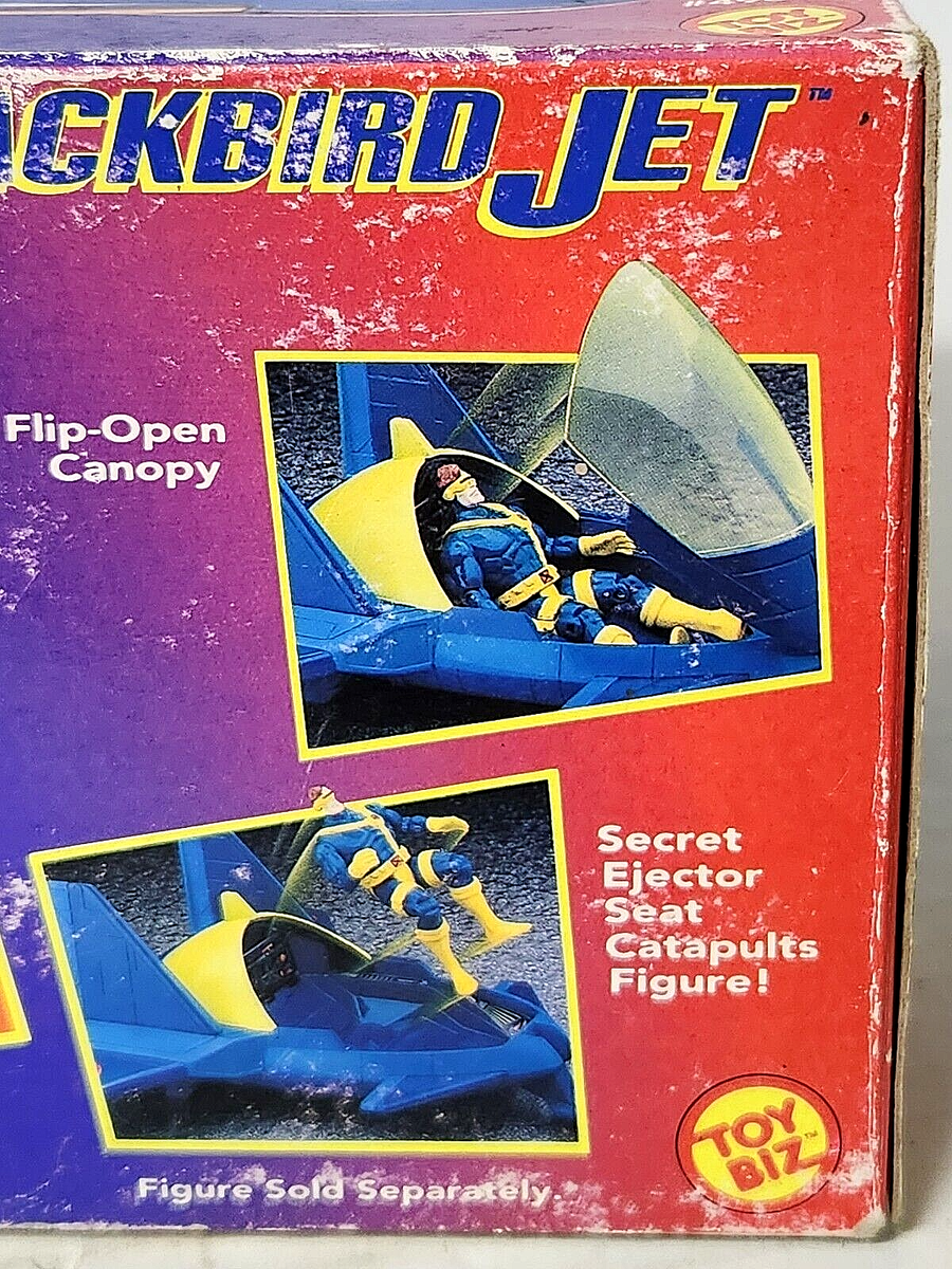 1995 Marvel Comics X-Men Mini Blackbird Jet w/ Figure Included Age