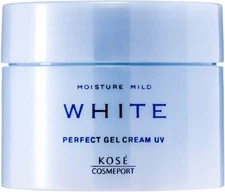 KOSE Moisture Mild White Perfect Essence Serum UV Gel Cream Brighten 90g Japan
