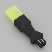 Mini Tamiya Female Jack to SM Male Plug No Wires Adapter RC Lipo Battery FPV