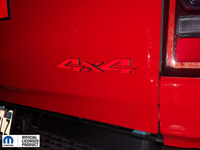 2025 Ram 1500 Laramie Tailgate 4x4 Emblem Overlay Dodge - Reflective Vinyl