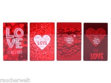 Zigarettendose  Zigaretten Box Dose Modell Serie mit HERZ Love Rot NEU