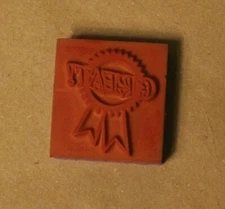 Great! Reward Ribbon Paper Grading Teaching Foam Mounted Rubber Stamp