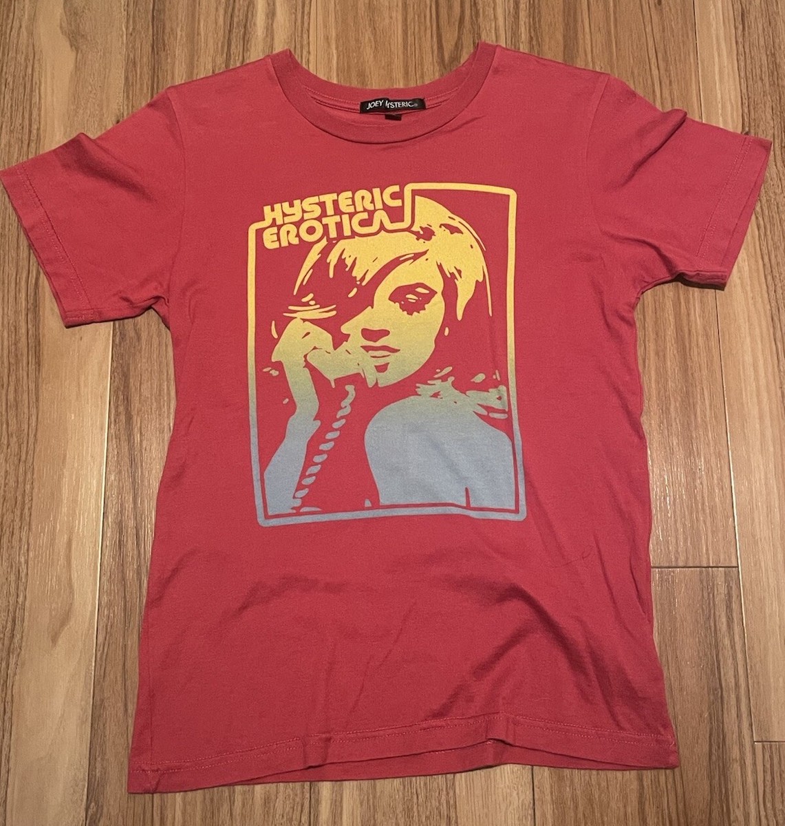 HYSTERIC GLAMOUR 82 Joey Hysteric Erotica girl Telephone Pink T