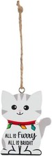 All Is Furry All Is Bright Cat Christmas Ornament
