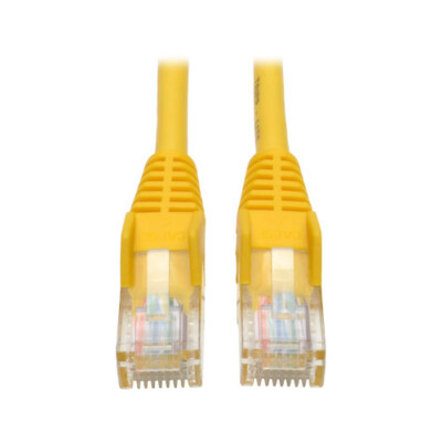 Tripp Lite 7FT RJ45 männlich Cat5e 350MHz Snagless Molded Patch Cable - gelb