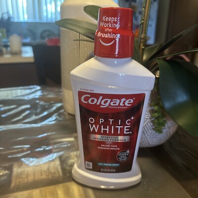 Colgate Optic White Whitening Mouthwash - 16 fl oz