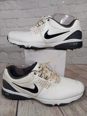 Nike Air Rival III 3 Golf Shoes Size 11.5 White Black Yellow Spiked Pre-owned Buy Nike Golf Men main image 3