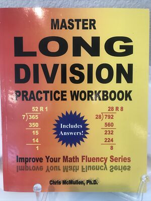 Master Long Division Practice Workbook: Improve Your Math Fluency Series