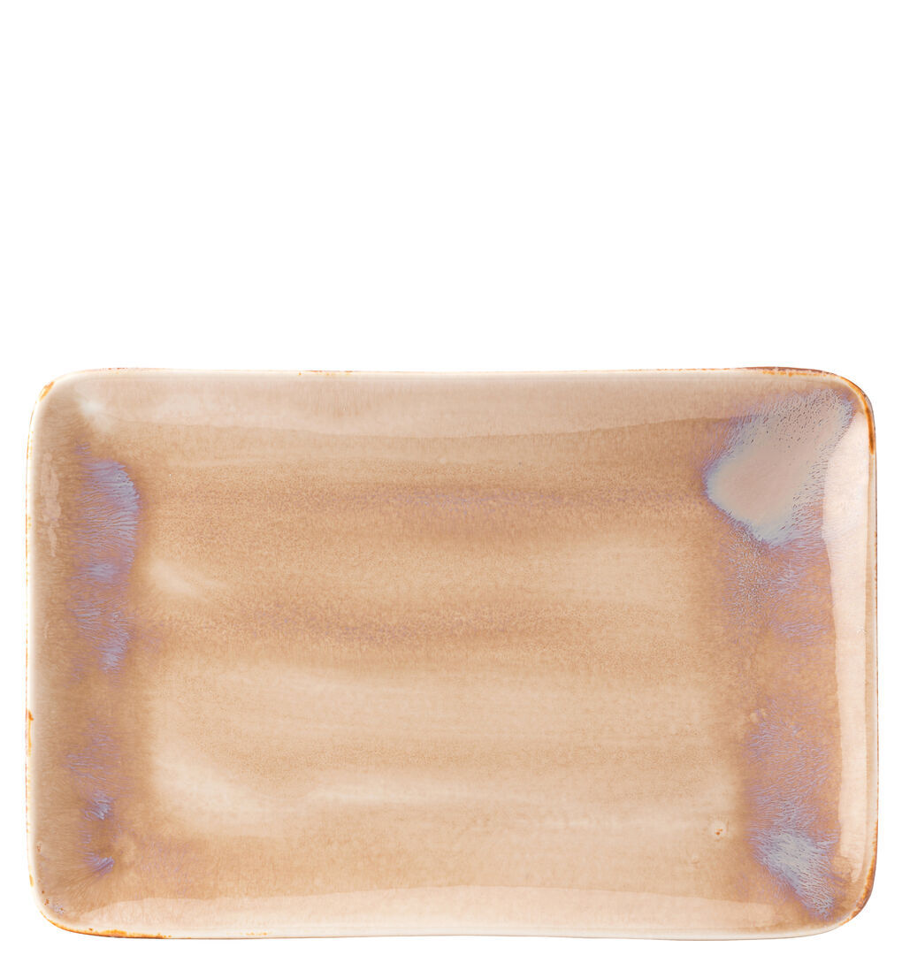 Murra Blush Porcelain Platter Rectangular Serving Trays 30 X 20Cm Pack Of 6