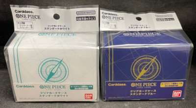 ONE PIECE TCG: Clear Card Case (2 Pack) (Standard White & Standard