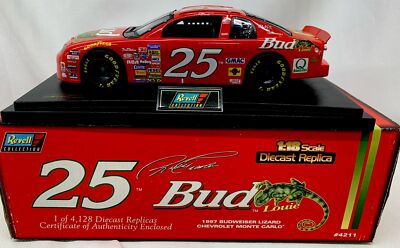1997 Revell Budweiser Lizard 1:18 Scale Die Cast Stock Car  #25 Monte Carlo
