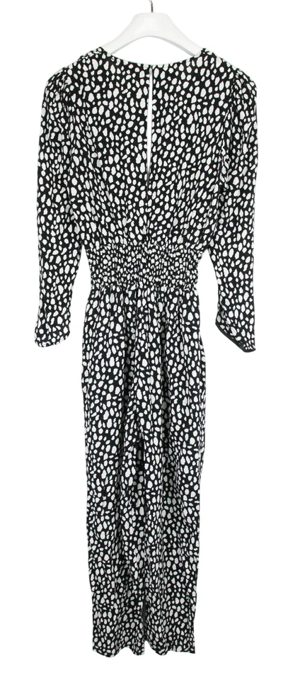 MAJE Posima Imprime Jumpsuit Damen (EU) 38 Langarm Bedruckt Tiefes V-Ausschnitt - Bild 2 von 4