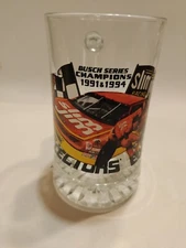 Vintage 1996 Collectors Slim Jim 1991 & 1995 Busch Series Championships Mugs,