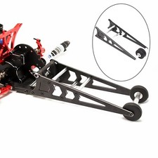 Aluminum Alloy Tail Wheel Head-up Wheelie Bar for RC Car 1/10 Traxxas Slash 2WD