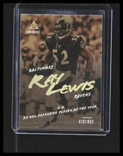 2018 Ray Lewis Panini Luminance Vintage Performers #15 Baltimore Ravens