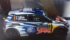 Rally Podium Set #25 Volkswagen Polo R WRC Model 01 Diecast Model (2016) - DIECA