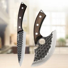 Sharp Kitchen Chef's Knife Butcher Paring Knives Meat Cleavers Stainless Steel