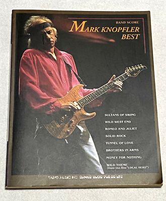 Mark Knopeler Beste Bandpartitur Japan Gitarre Bass Schlagzeug Gesang Tabulatur Noten Buch