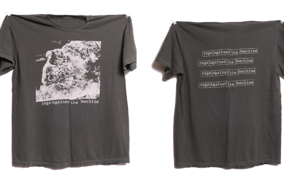Rage Against The Machine Burning Monk on Fire Tee 2-sides T-shirt