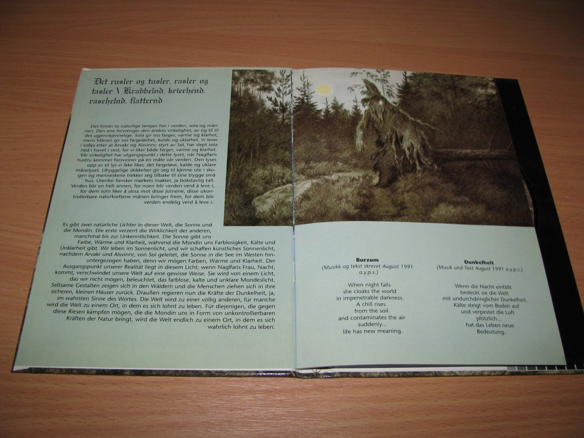 BVRZUM - Filosofem (1996 Misanthropy LIMITED A5 DIGIBOOK