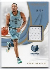 2018-19 Immaculate Swatches Gold SW-ABL Avery Bradley GU Logo Patch 10/10 1/1?