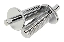 ABM Import Conversion Posts - M8 to smooth 4mm posts for Epiphone - Chrome