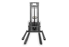 Fully Powered Electric Straddle Stacker HE-S12/3 - usage example